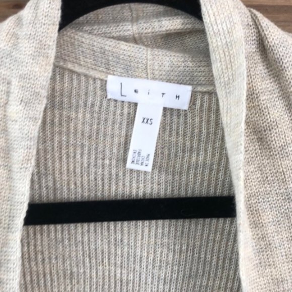 Leith Longline Cardigan in Oatmeal - Size XXS - Picture 3 of 5